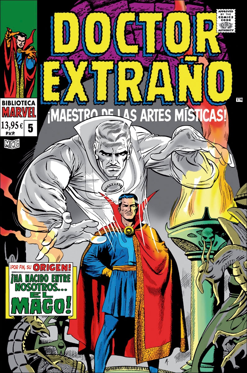 Biblioteca marvel doctor extraño 5. 1967-68: strange tales 162-168, doctor strange 169-171 usa (Capa mole) 1