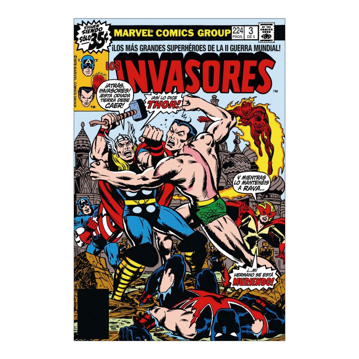 Imagem 0 de Marvel limited edition tpb los invasores 3 de 5 (Capa mole)