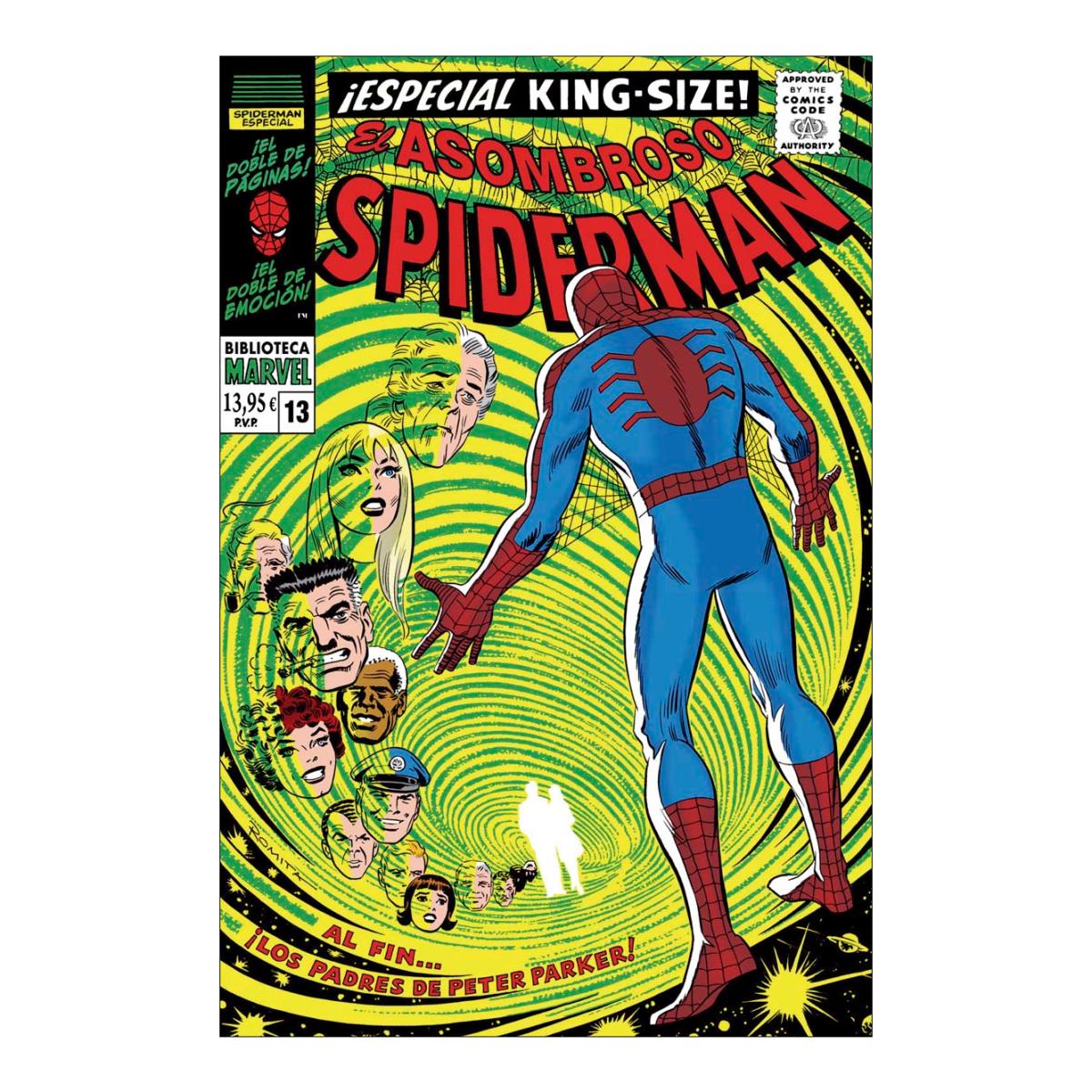 Biblioteca marvel el asombroso spiderman 13. 1968: the amazing spider-man 59-62, annual 5 usa (Capa mole) 1