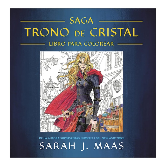 Imagen 0 de Trono de cristal: Libro para colorear (Tapa dura)