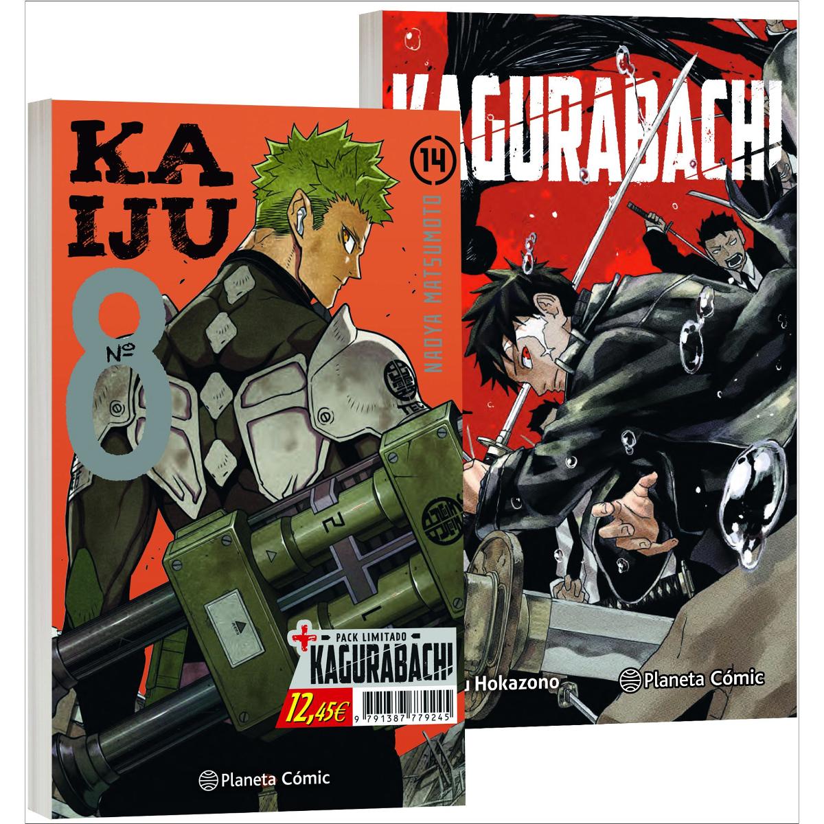 Kaiju 8 nº 14 + Kagurabachi nº 01 (Pack especial) 1
