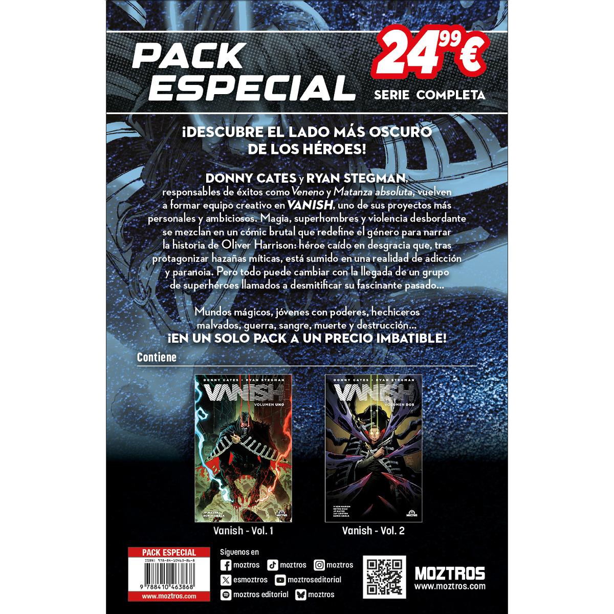 Imagem 0 de Vanish  pack especial 2 tomos serie completa