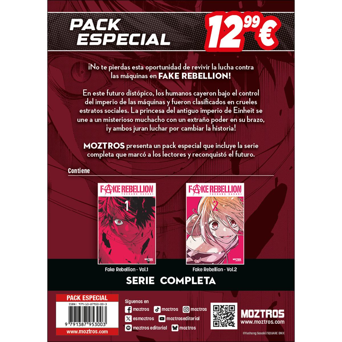 Imagem 0 de Fake rebellion pack especial de 2 tomosserie comp