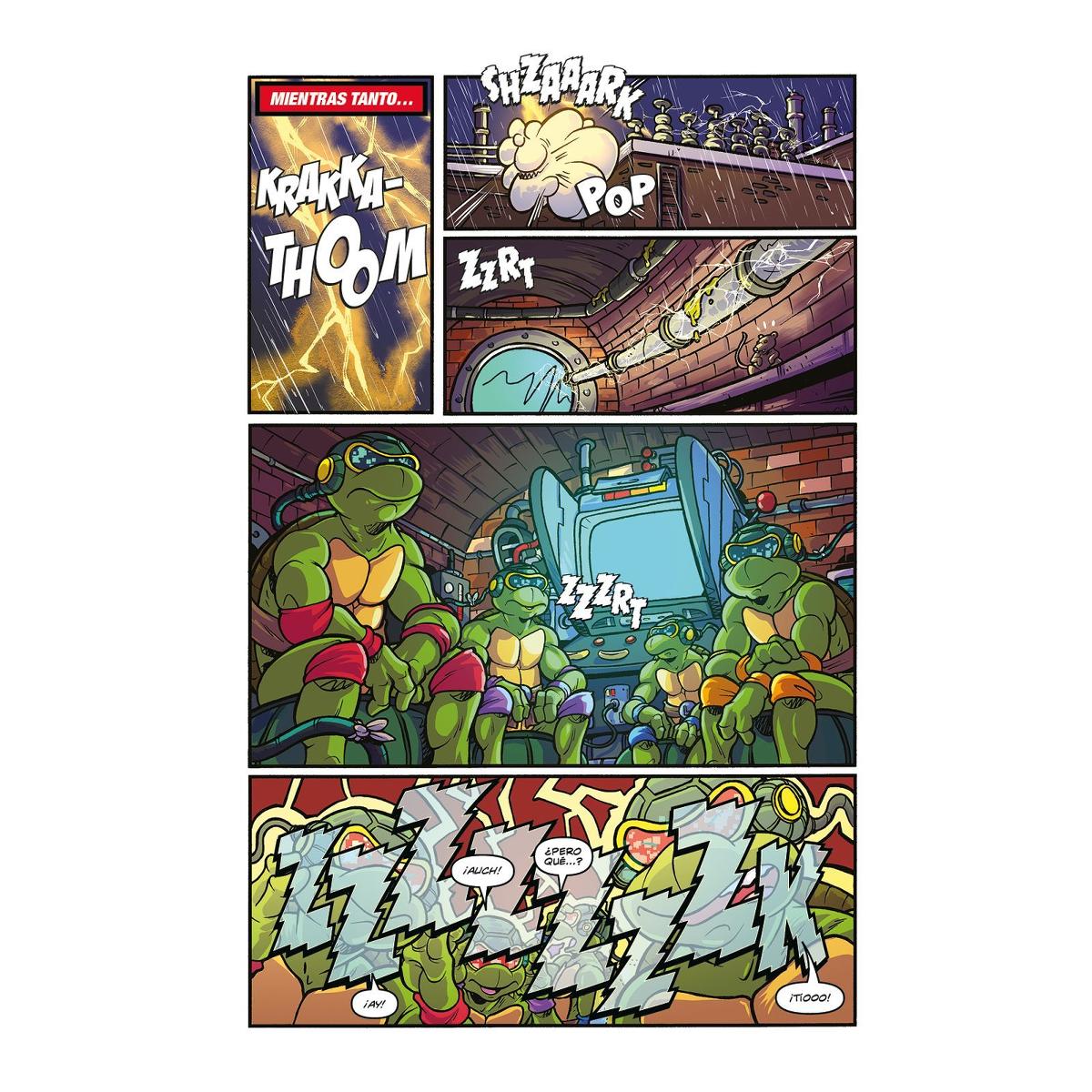 Teenage mutant ninja turtles : las aventuras anima 8