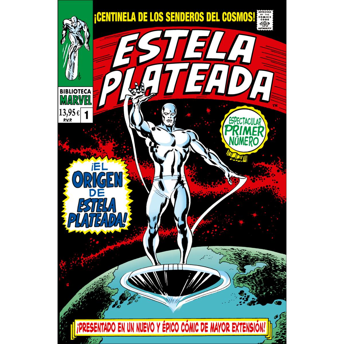 Biblioteca marvel estela plateada 1. 1968: the silver surfer 1-3 (Capa mole) 1