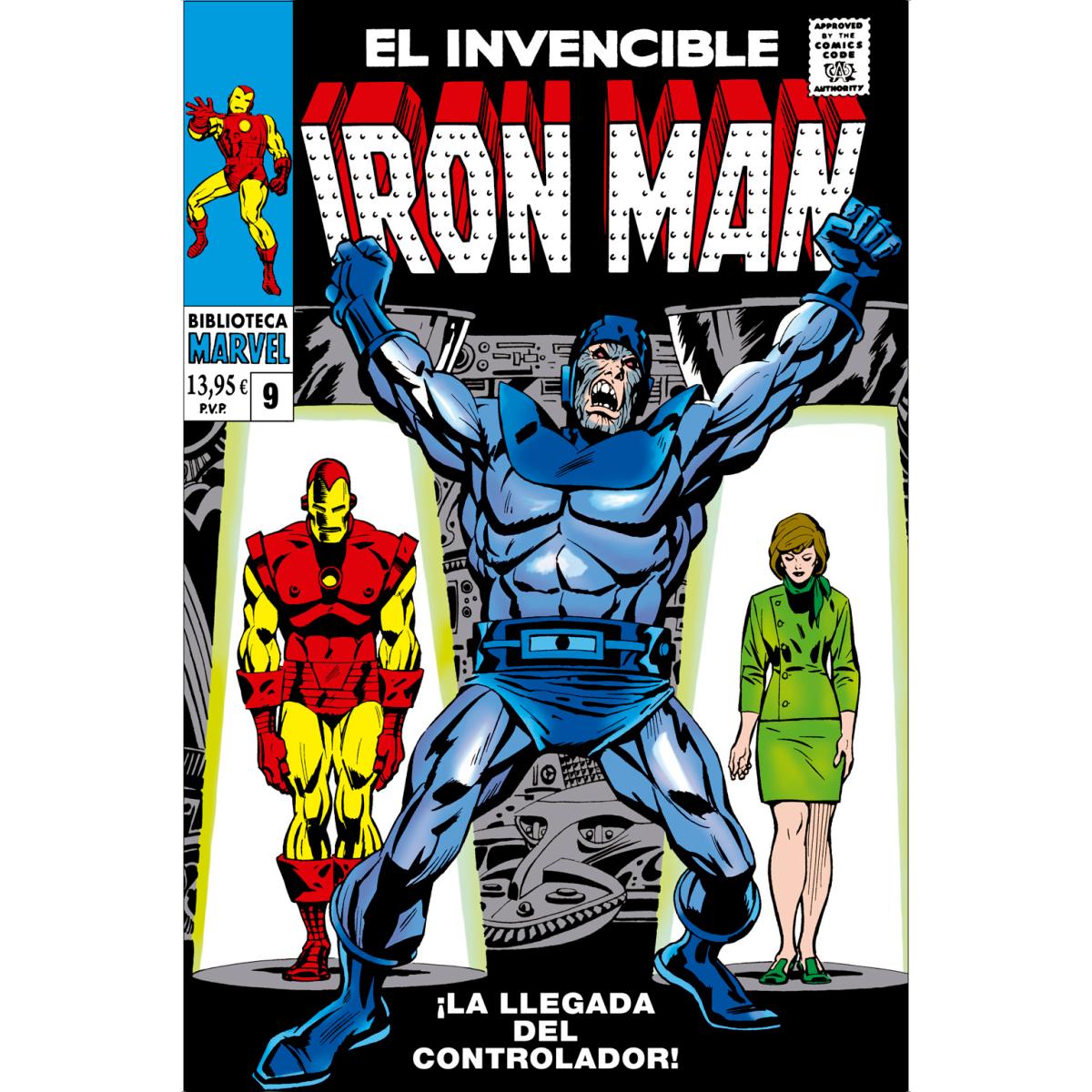 Biblioteca marvel el invencible iron man 9. 1969: the invincible iron man 9-14 usa (Capa mole) 1