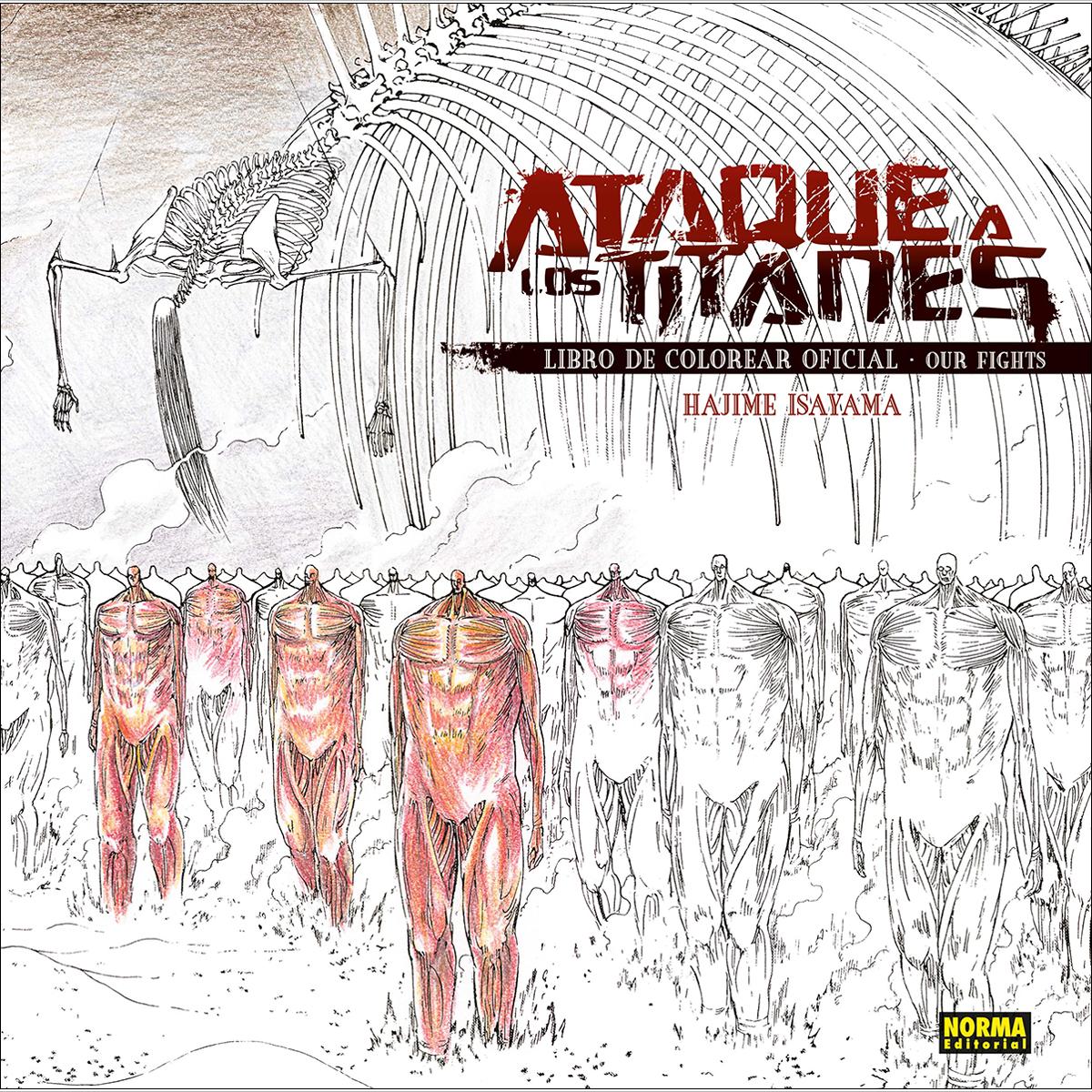 Imagem 0 de ATAQUE A LOS TITANES. LIBRO DE COLOREAR OFICIAL 01