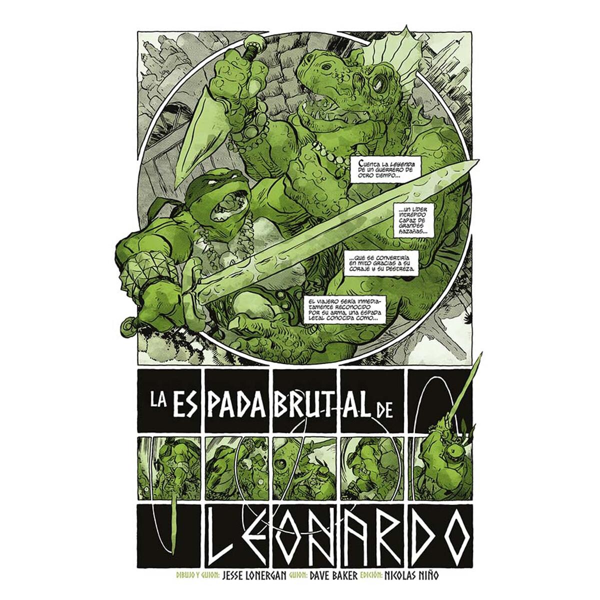 Tmnt: blanco negro y verde 2