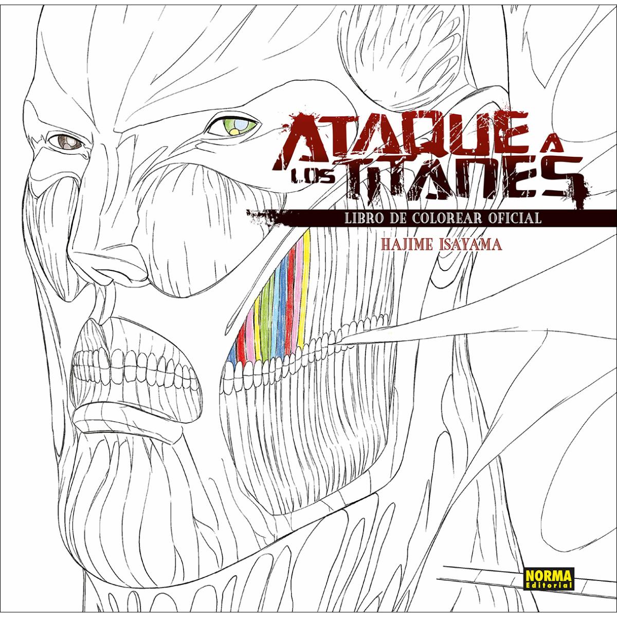 ATAQUE A LOS TITANES. LIBRO DE COLOREAR OFICIAL 02 1