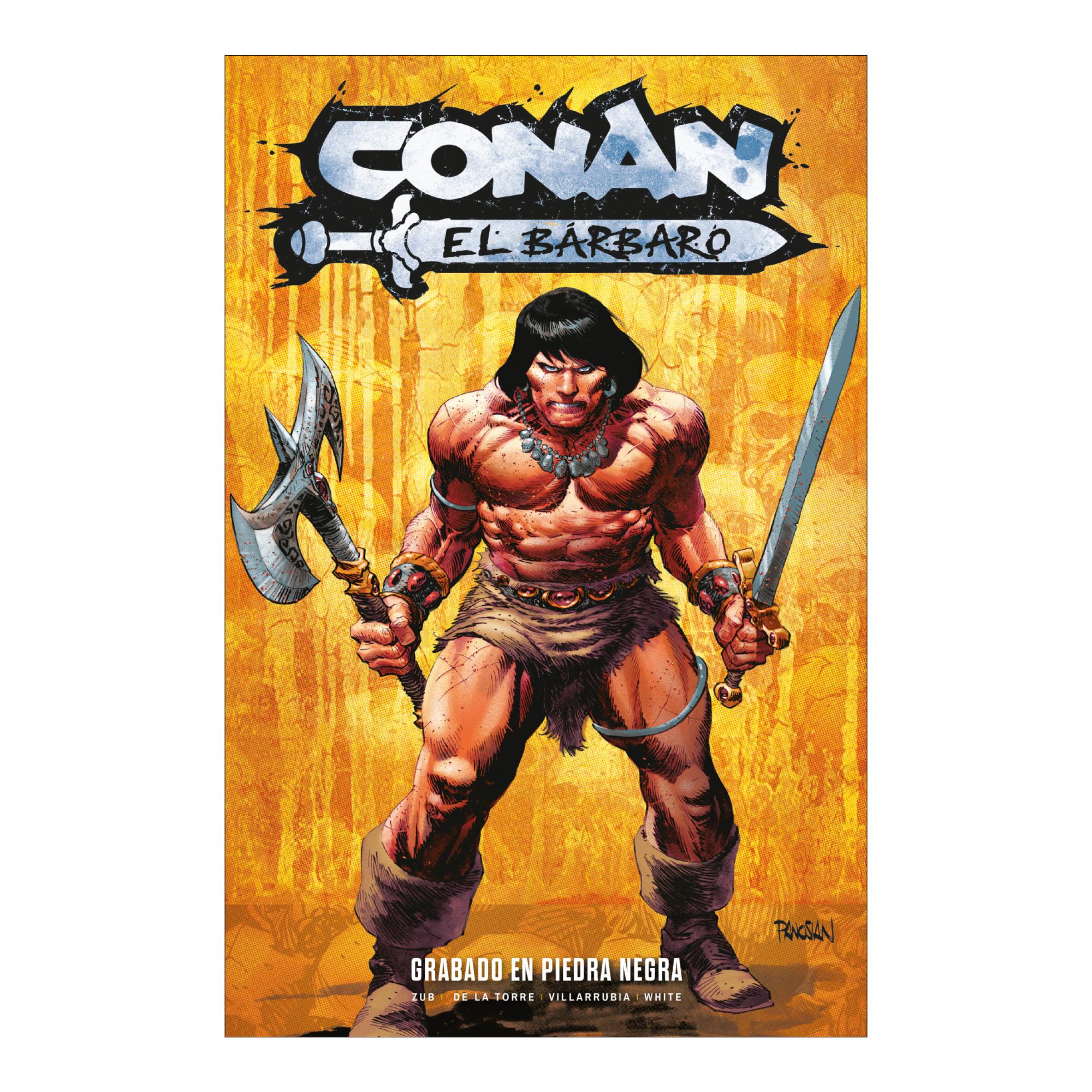 Imagem 0 de Conan el bárbaro.Grabado en piedra negra