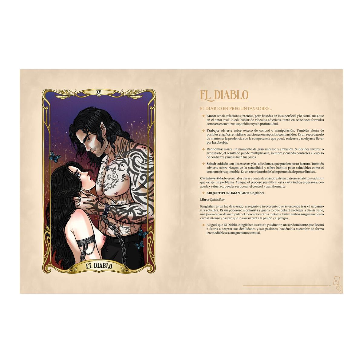 El tarot del romantasy. artbook de las c (Capa dura) 5