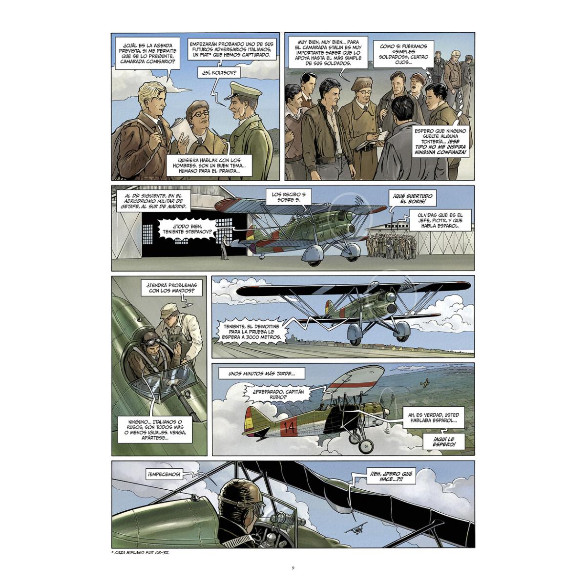 WARBIRDS 02. POLIKARPOV 1-16 - LA MOSCA DE MOSCU (Capa Dura) 6