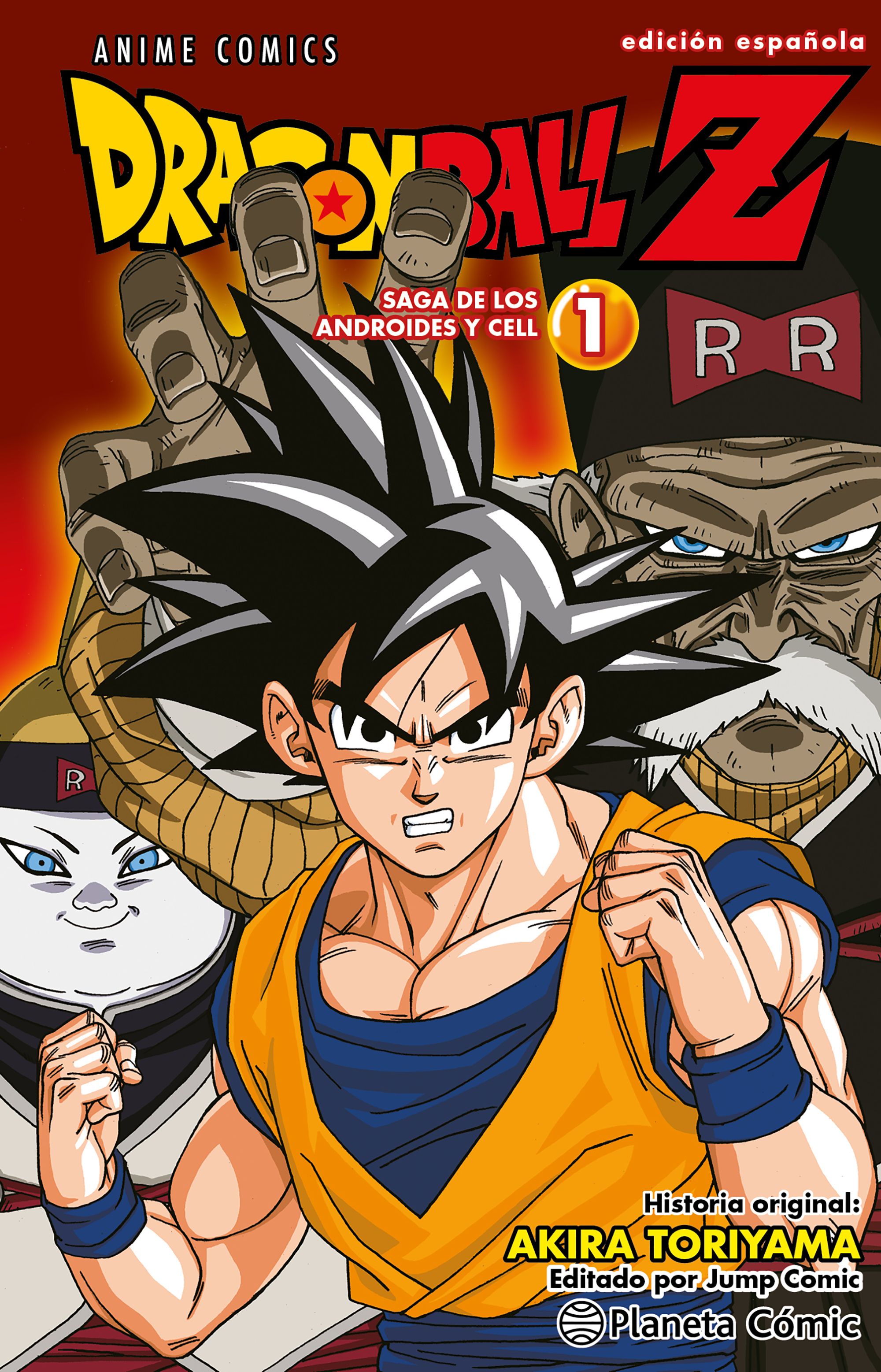 Imagem 0 de DRAGON BALL Z ANIME ANDROIDES Nº 01  (Capa Mole con sobrecubierta)