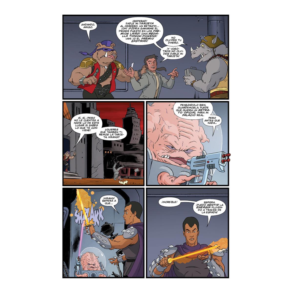 Teenage mutant ninja turtles : las aventuras anima (Tapa blanda) 8