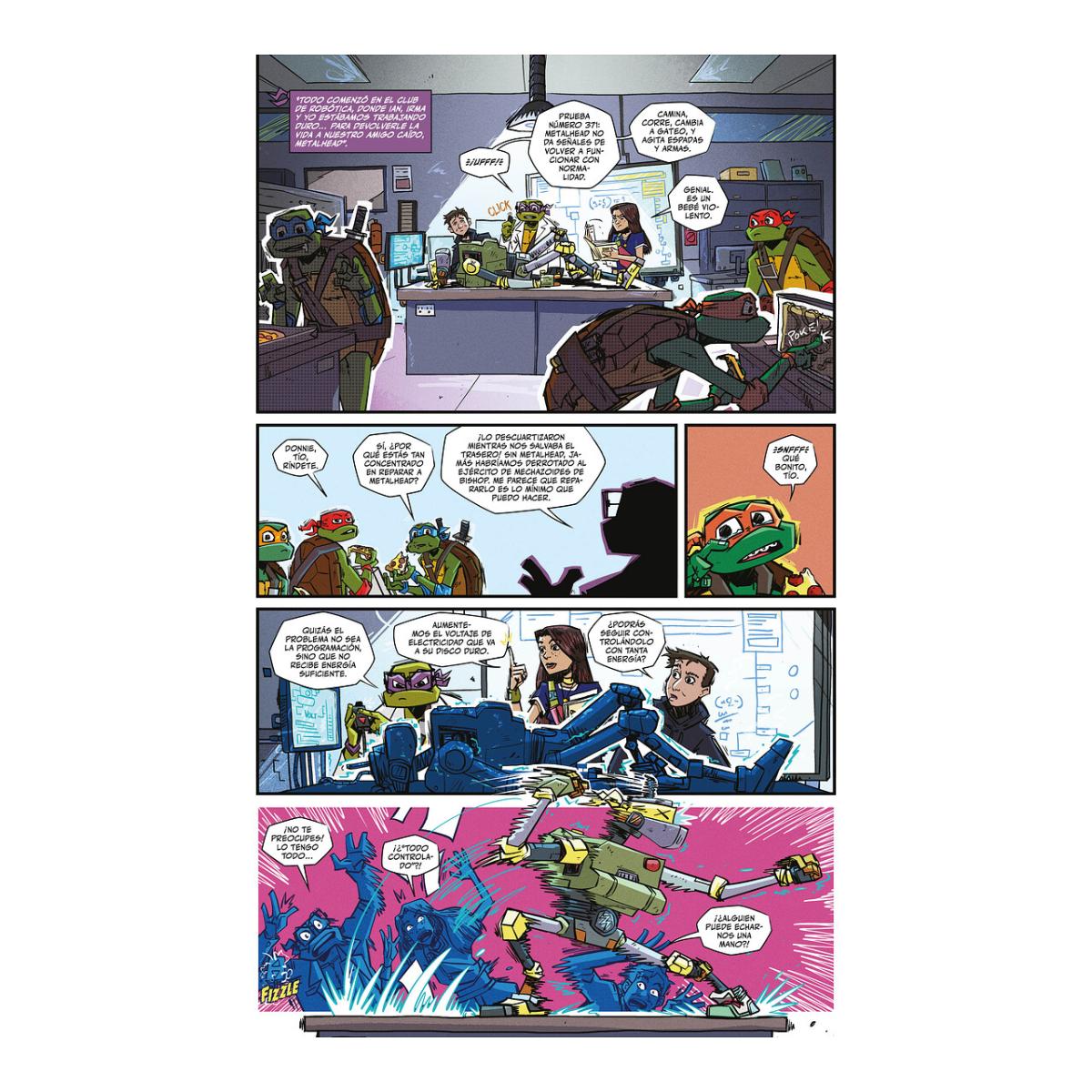 Historias de las teenage mutant ninja (Capa mole) 3
