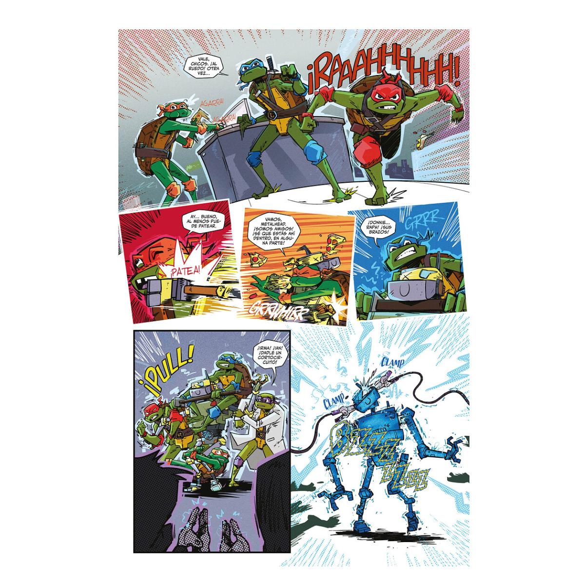 Historias de las teenage mutant ninja (Capa mole) 4