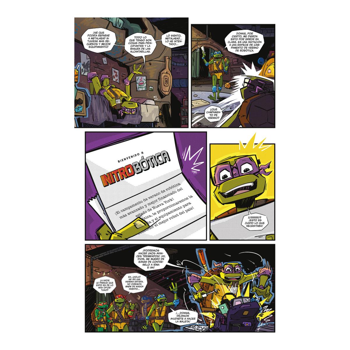 Historias de las teenage mutant ninja (Capa mole) 5