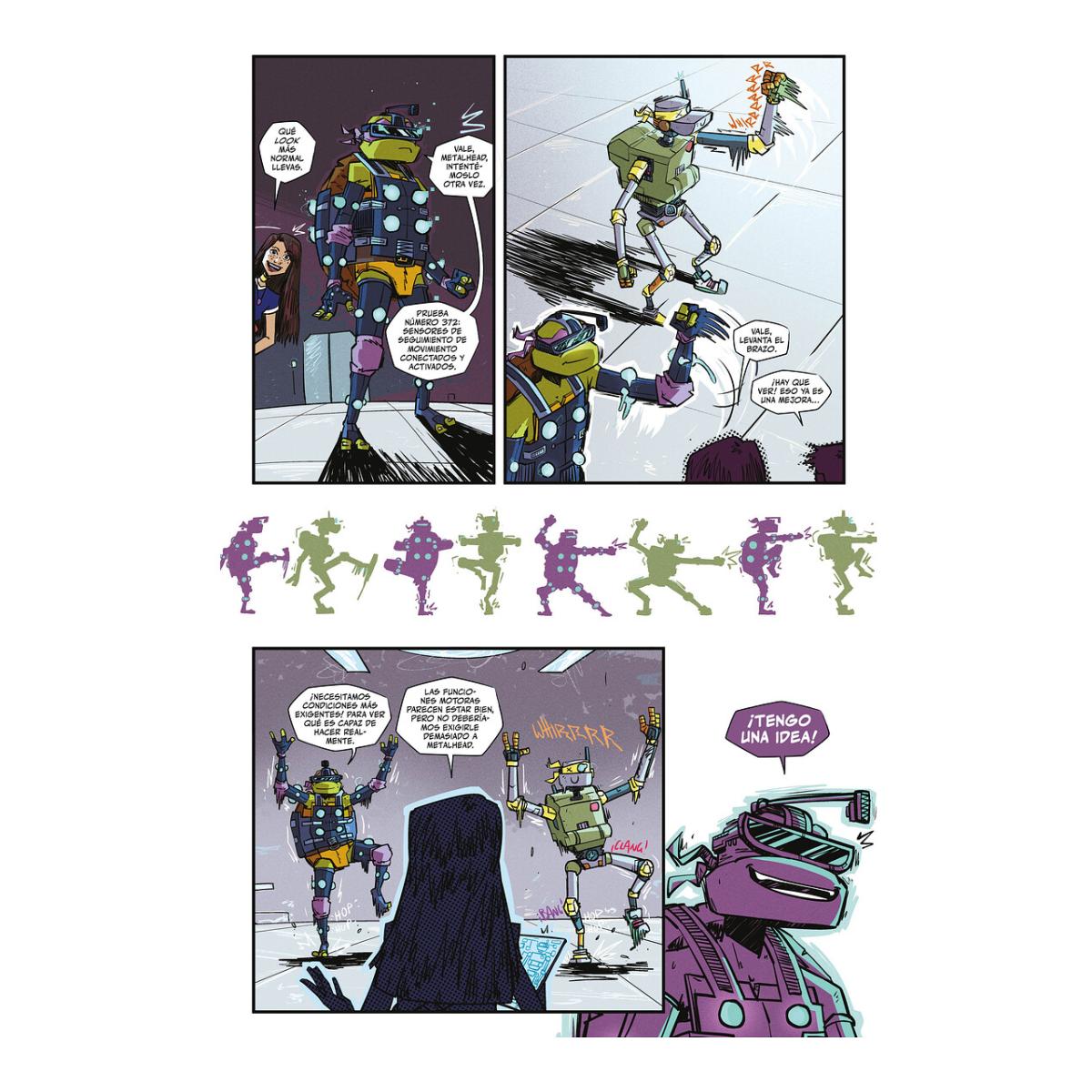 Historias de las teenage mutant ninja (Capa mole) 8