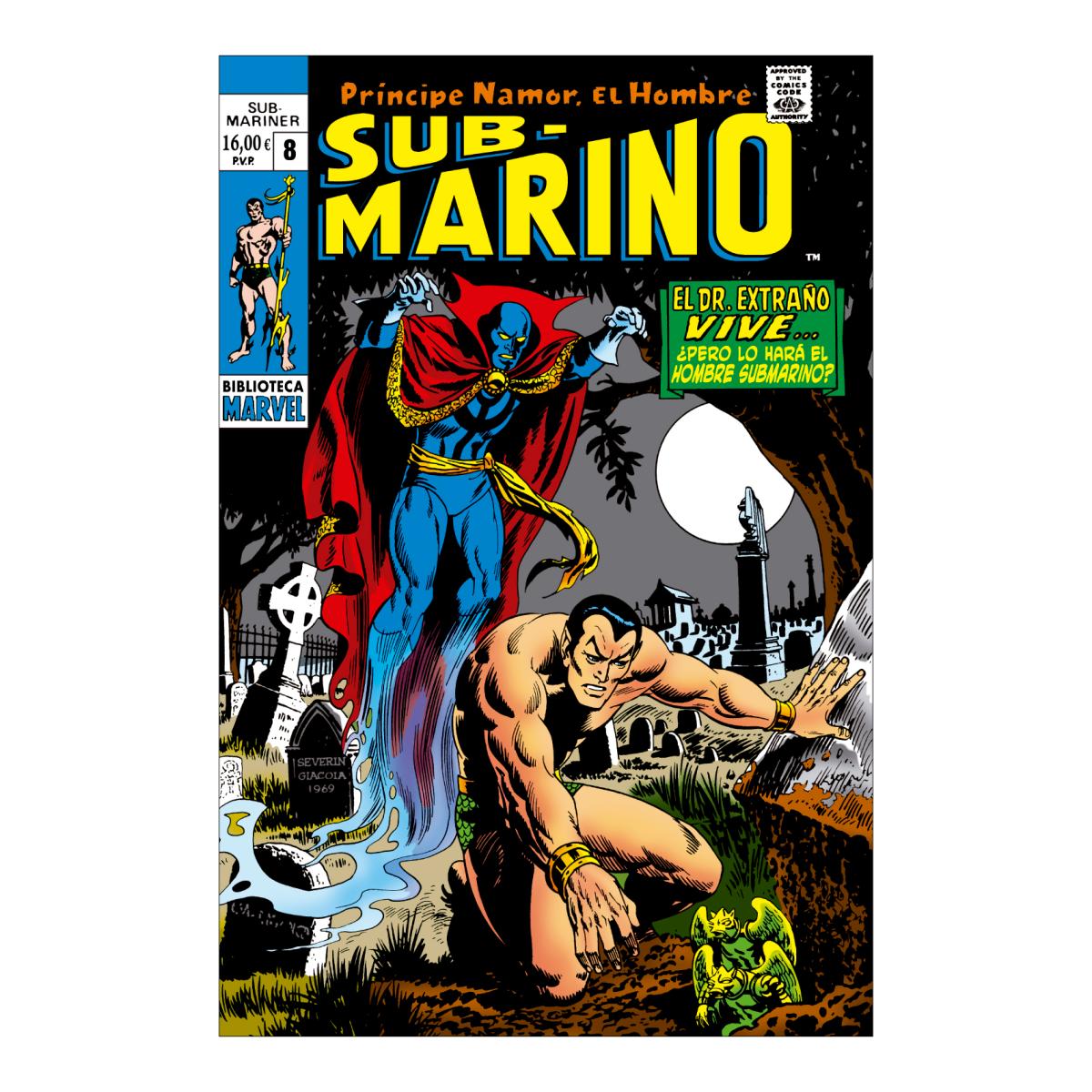 Imagem 1 de Namor. El Hombre Submarino 8. 1970 (Capa Mole)