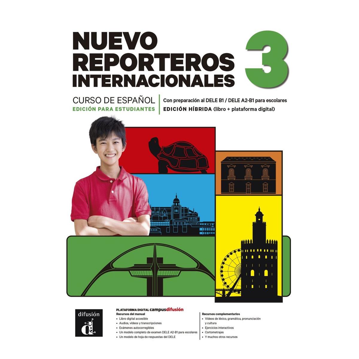 Nuevo Reporteros Internacionales 3 Ed. Hibrida estudiantes (Capa mole) 1