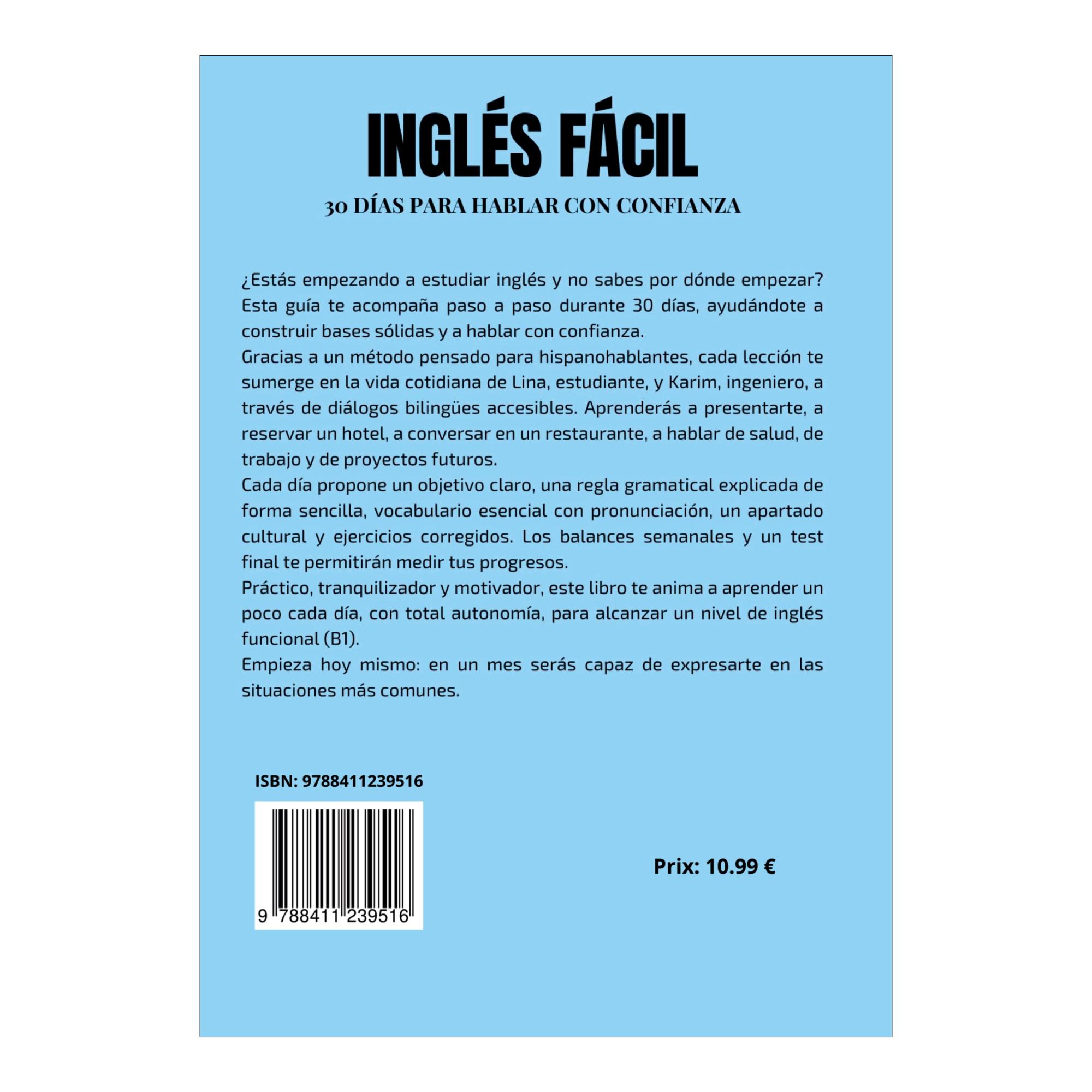 Imagen 2 de Inglés Fácil: 30 Días para Hablar con Confianza: Programa bilingüe completo con diálogos, gramática, vocabulario y ejercicios para adul  (Tapa blanda)
