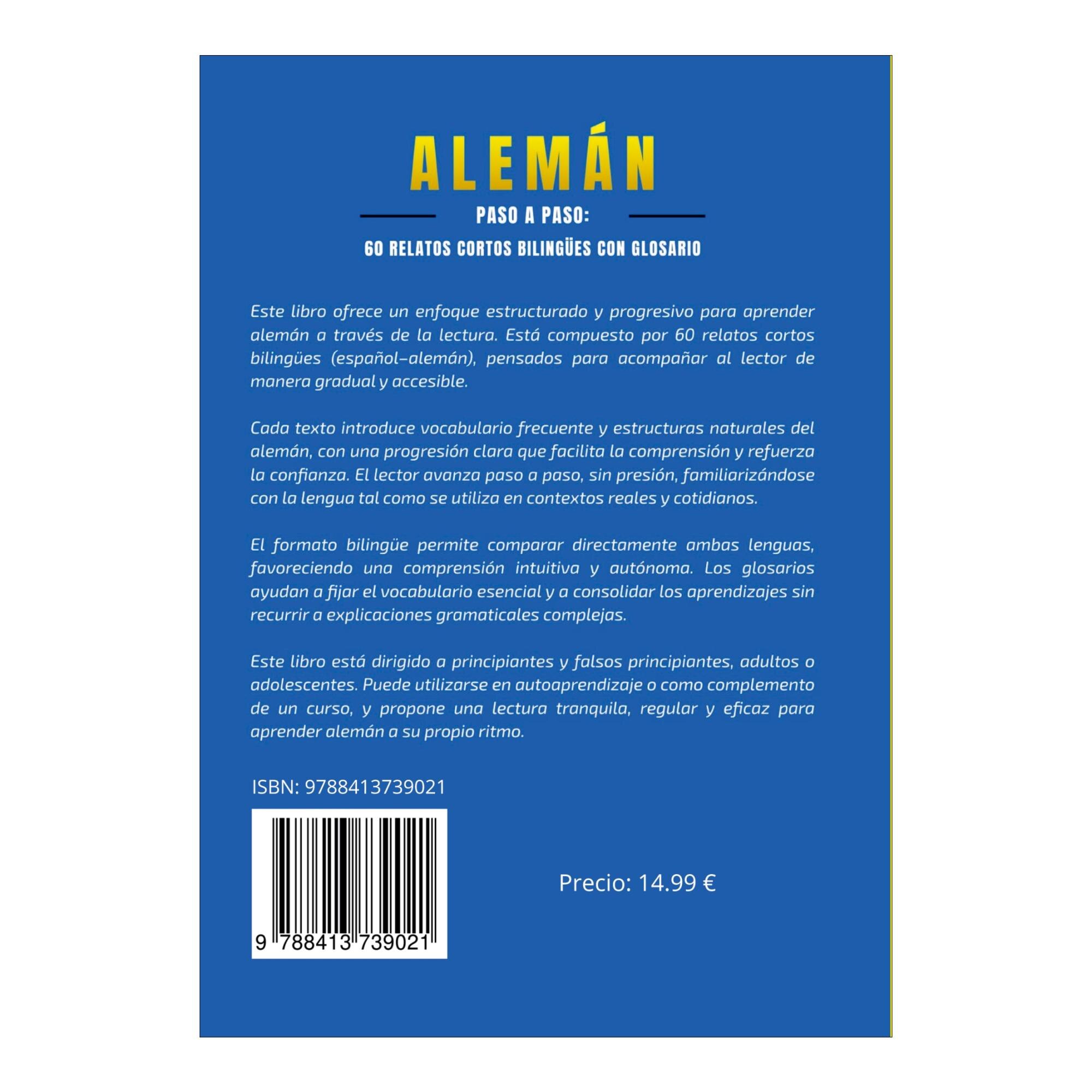 Alemán Paso a Paso: 60 Relatos Cortos Bilingües con Glosario (Capa mole) 2