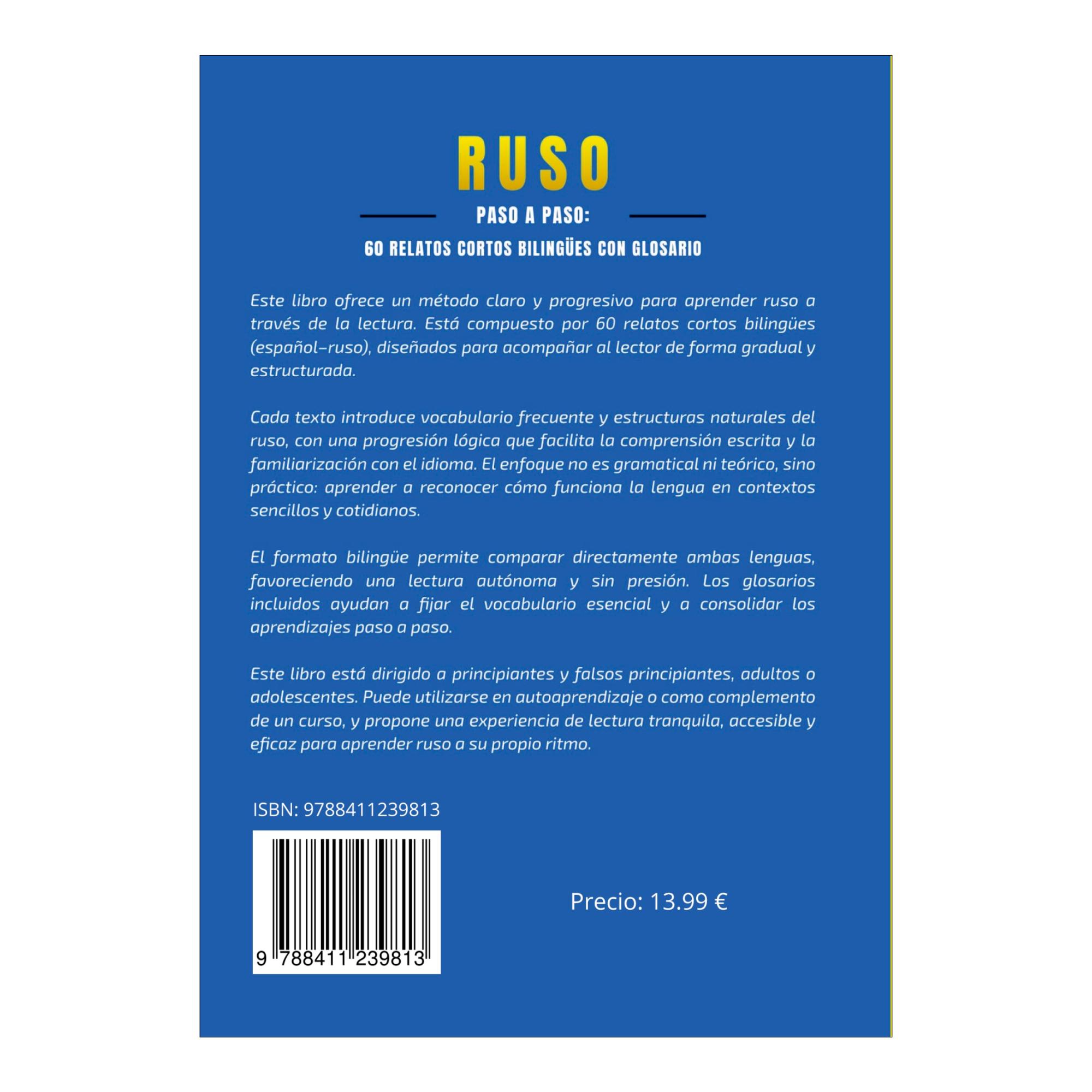 Ruso Paso a Paso: 60 Relatos Cortos Bilingües con Glosario (Capa mole) 2