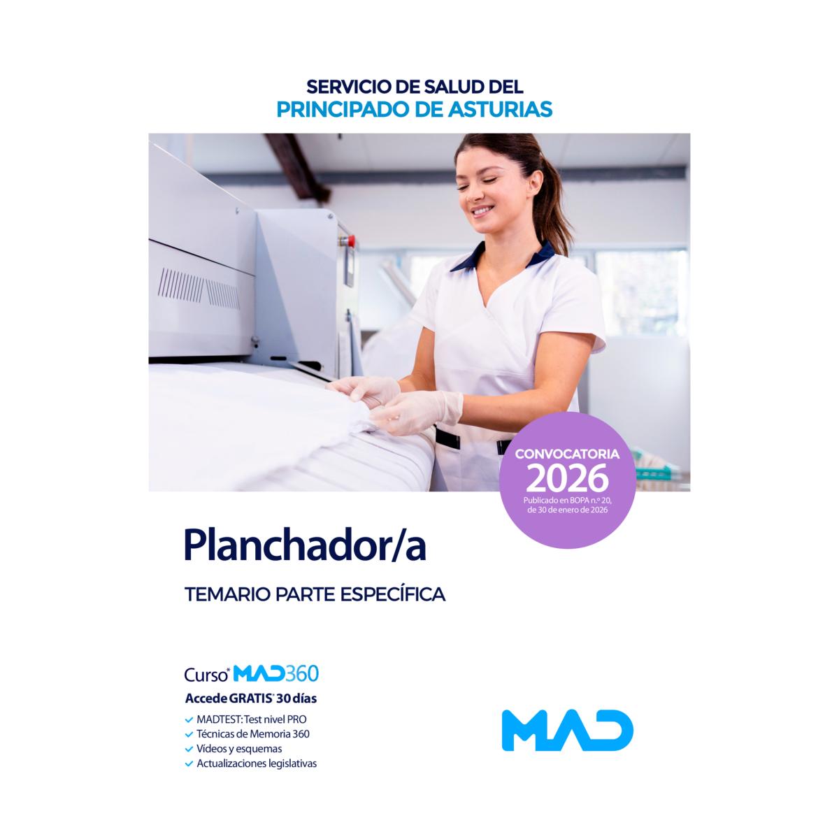 Planchador-a. temario parte especifica