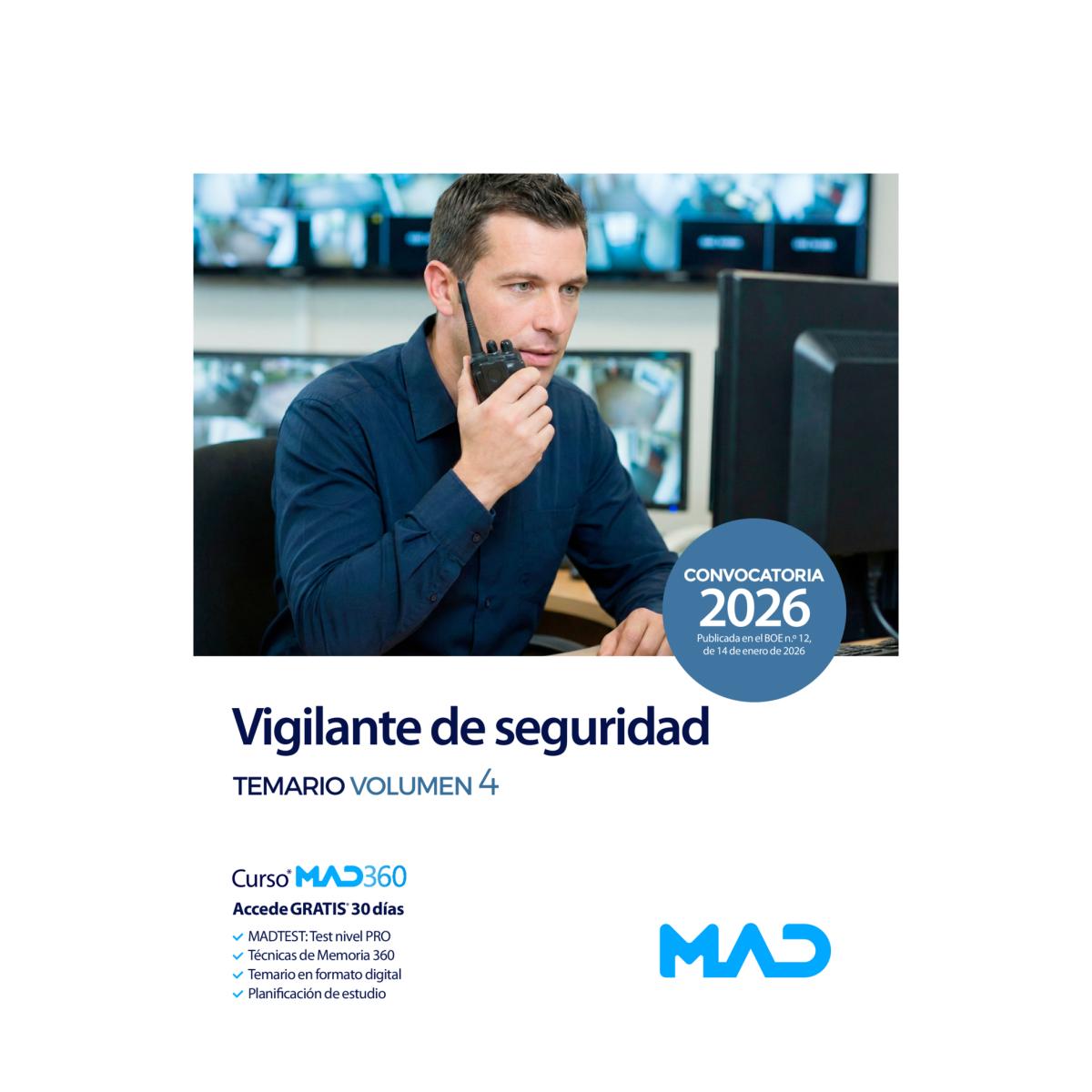 Vigilante de seguridad. temario volumen