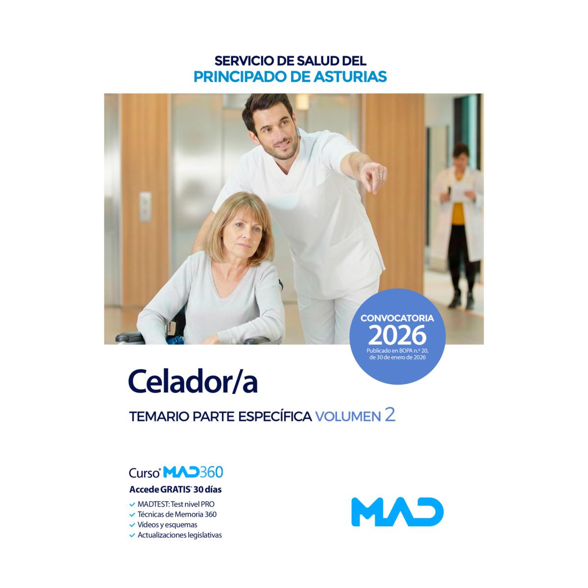 Celador-a. temario parte especifica volu