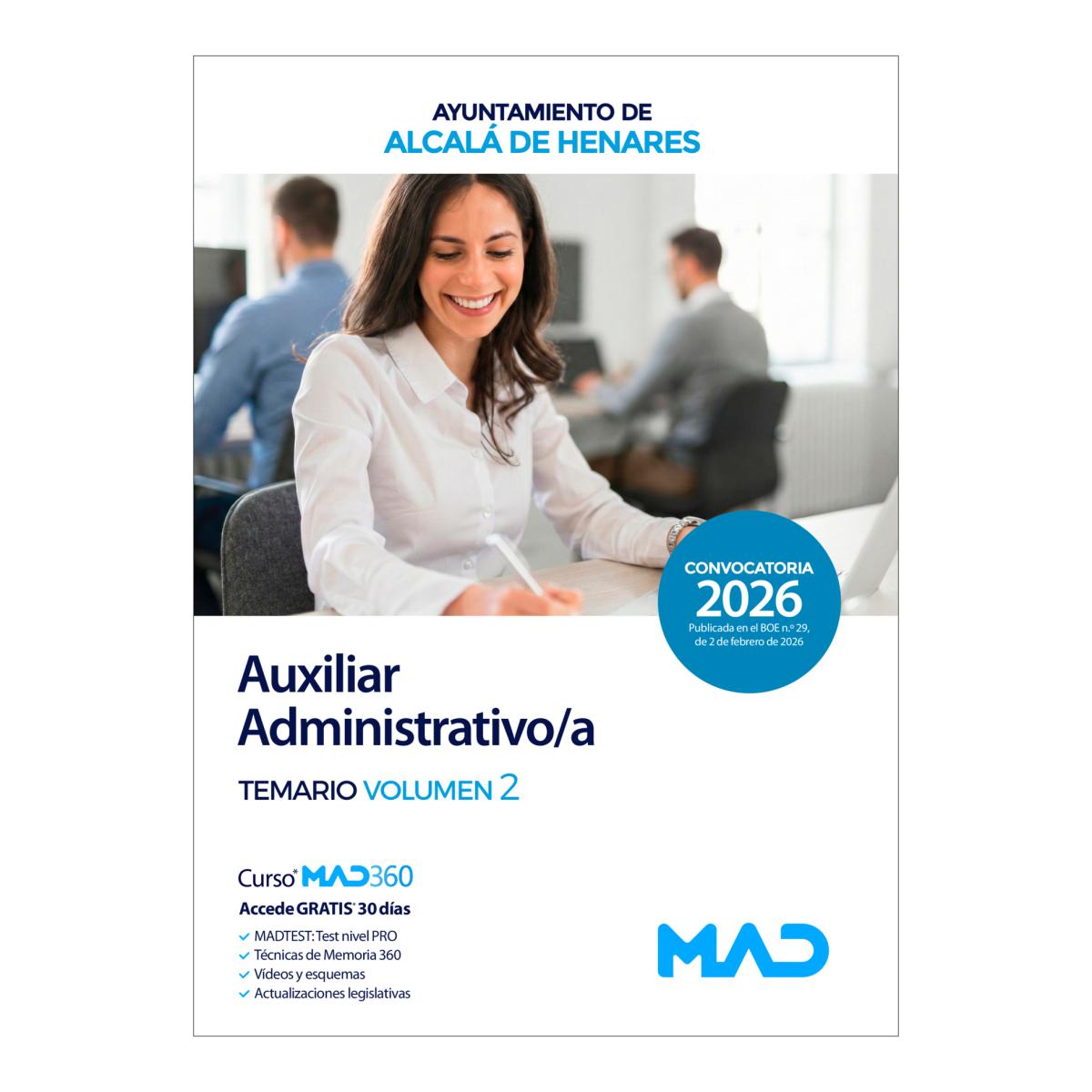 Auxiliar administrativo-a. temario volum