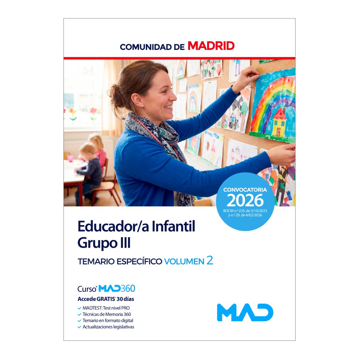 Imagen 0 de Educador/a infantil grupo iii. temario e