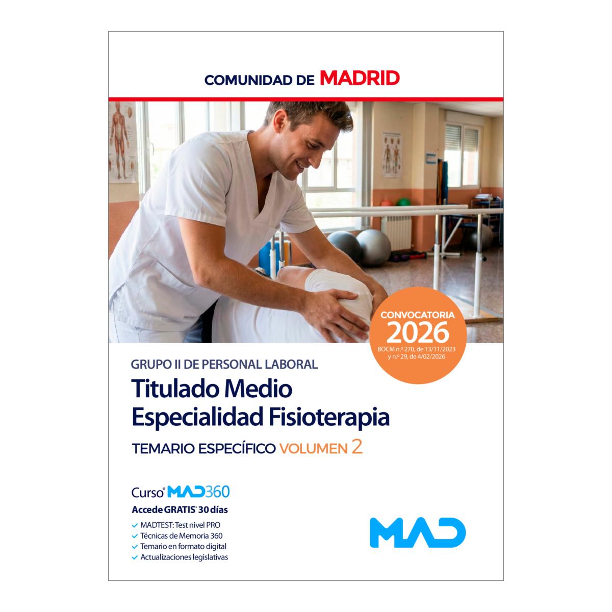 Titulado medio especialidad de fisiotera