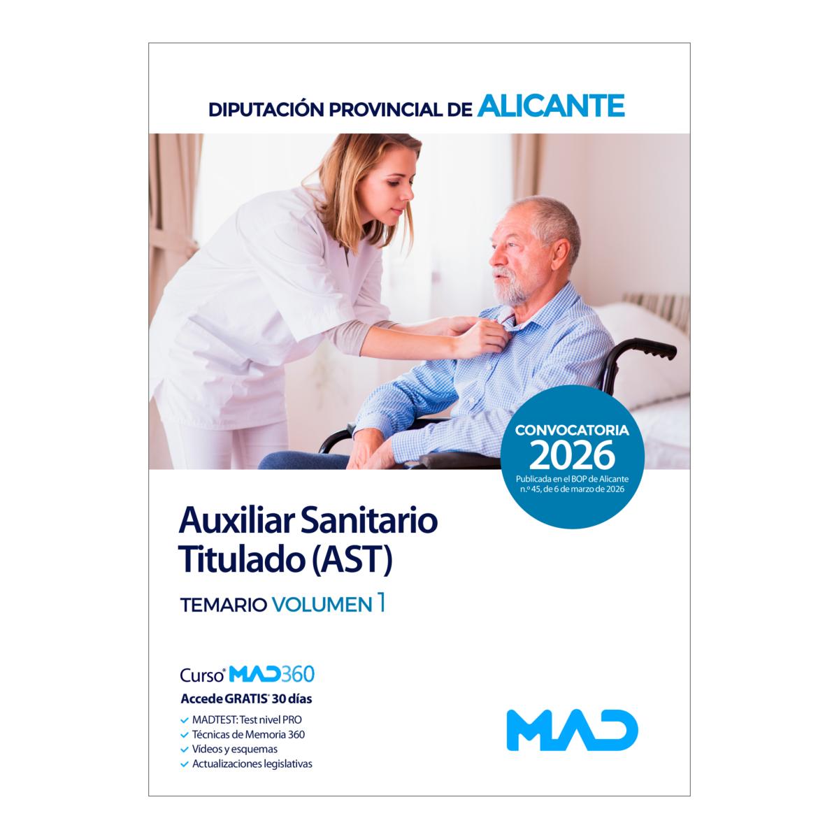 Auxiliar sanitario titulado . te