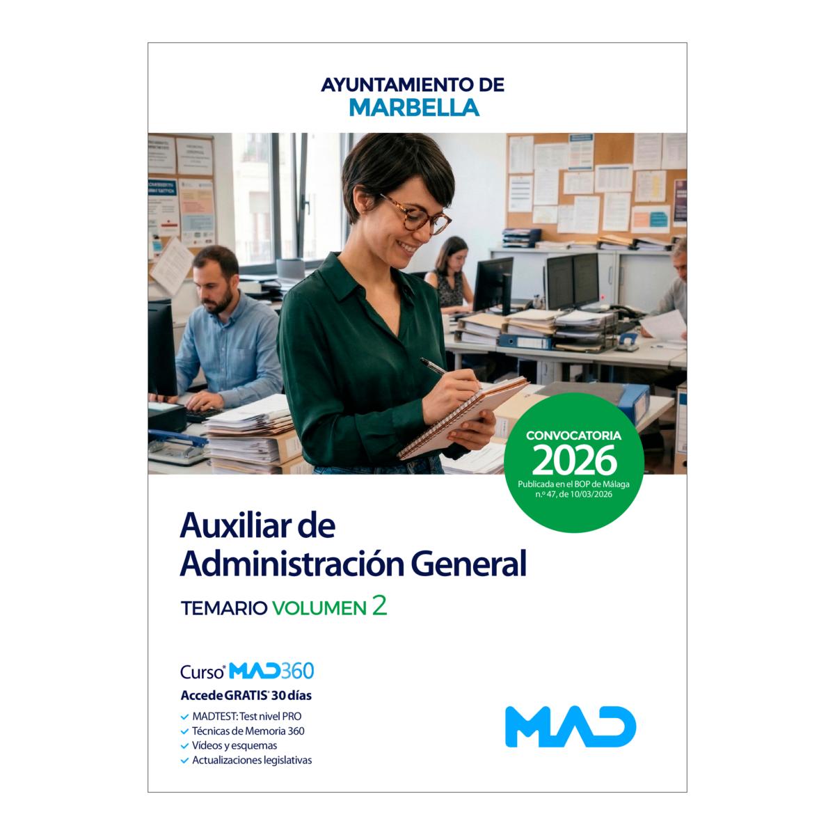 Auxiliar de administracion general. tema