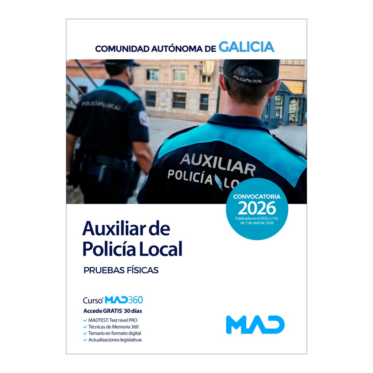 Auxiliar de la policia local. pruebas fi