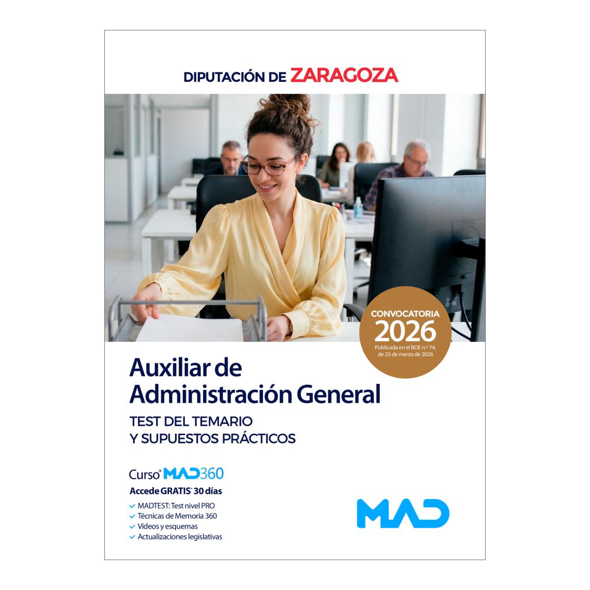Auxiliar de administracion general. test