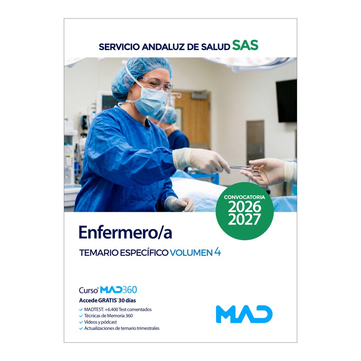 Enfermero-a. temario especifico volumen