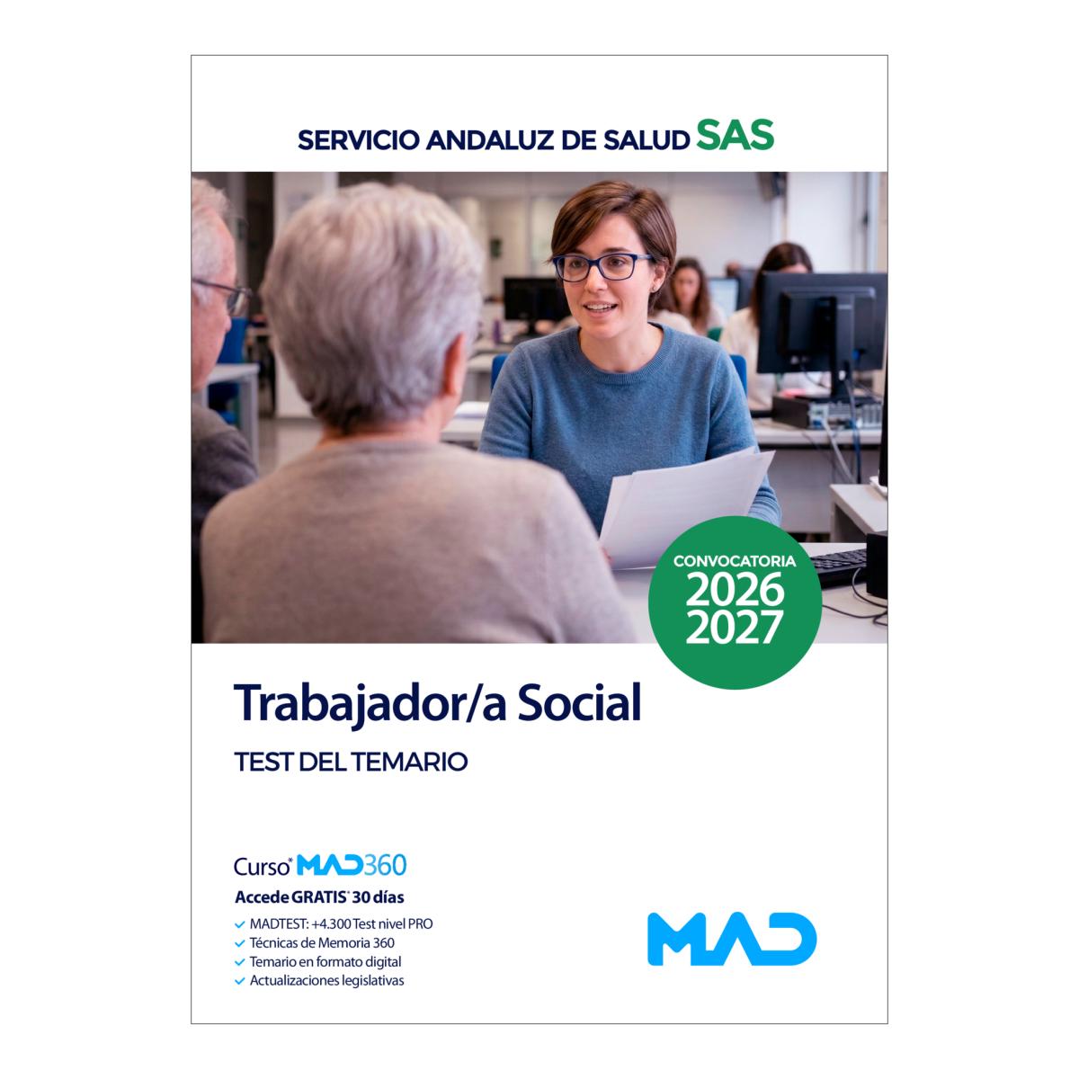 Trabajador-a social. test del temario. s