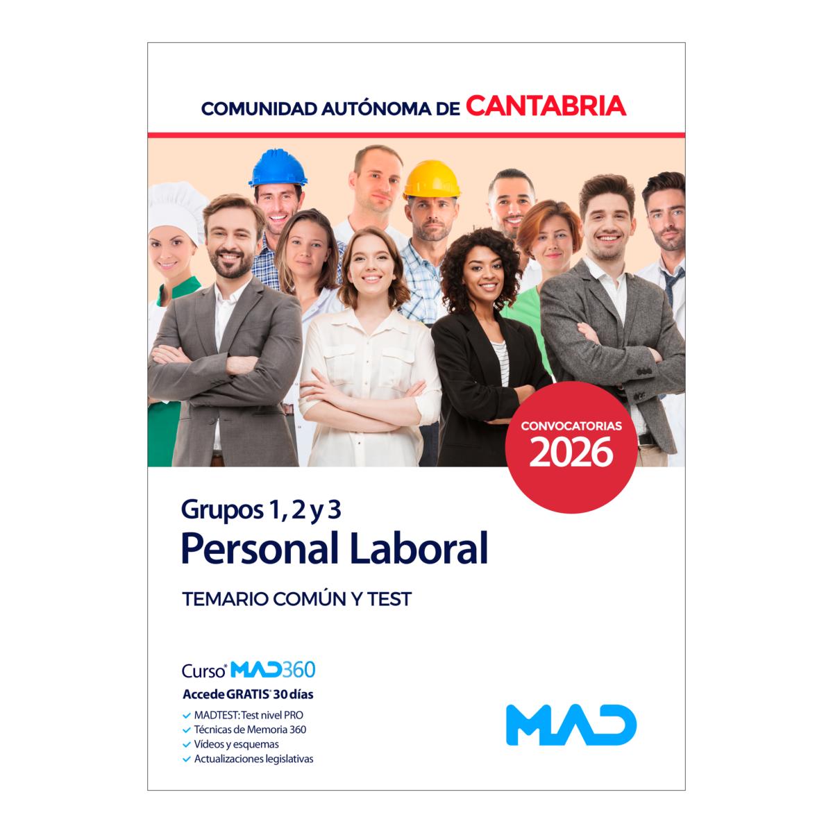 Personal laboral grupos 1, 2 y 3. temari