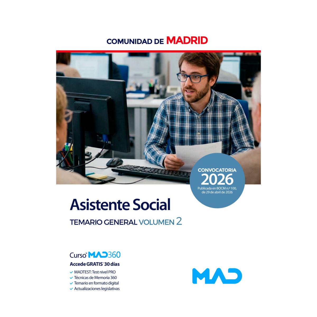 Asistente social. temario general volume
