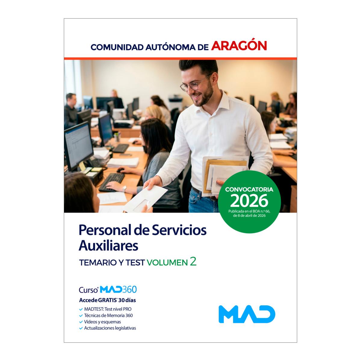 Personal de servicios auxiliares. temari