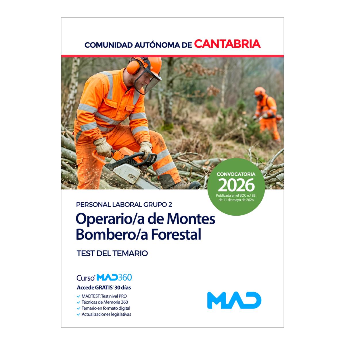 Operario-a de montes-bombero-a forestal