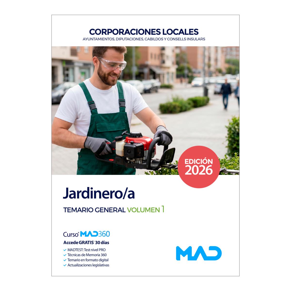 Jardinero-a de ayuntamientos, diputacion