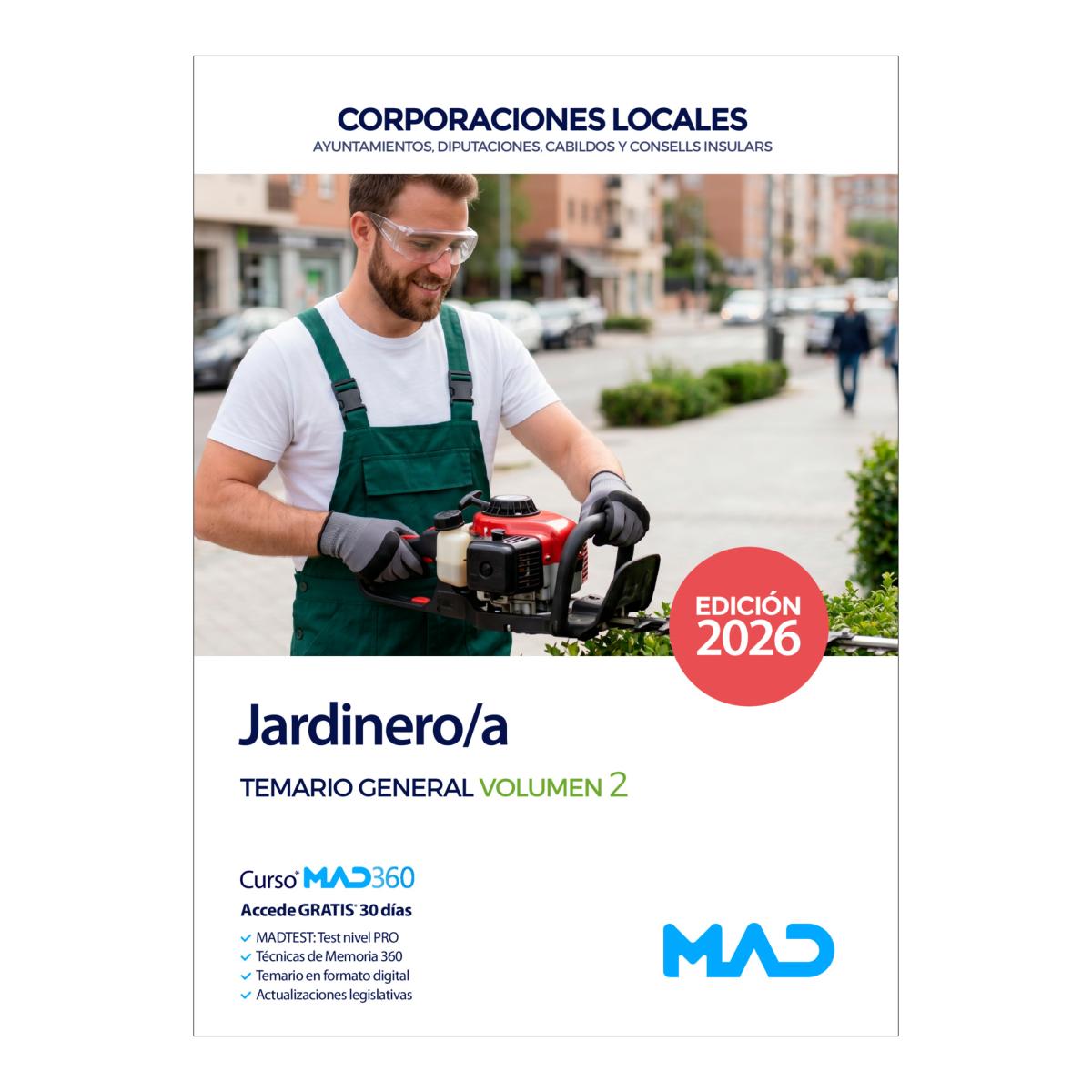 Jardinero-a de ayuntamientos, diputacion