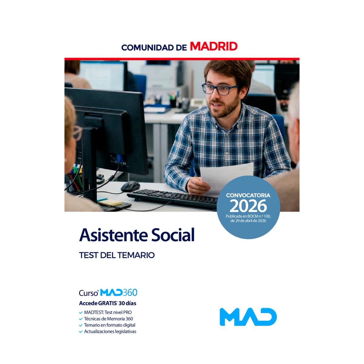 Asistente social. test del temario. comu