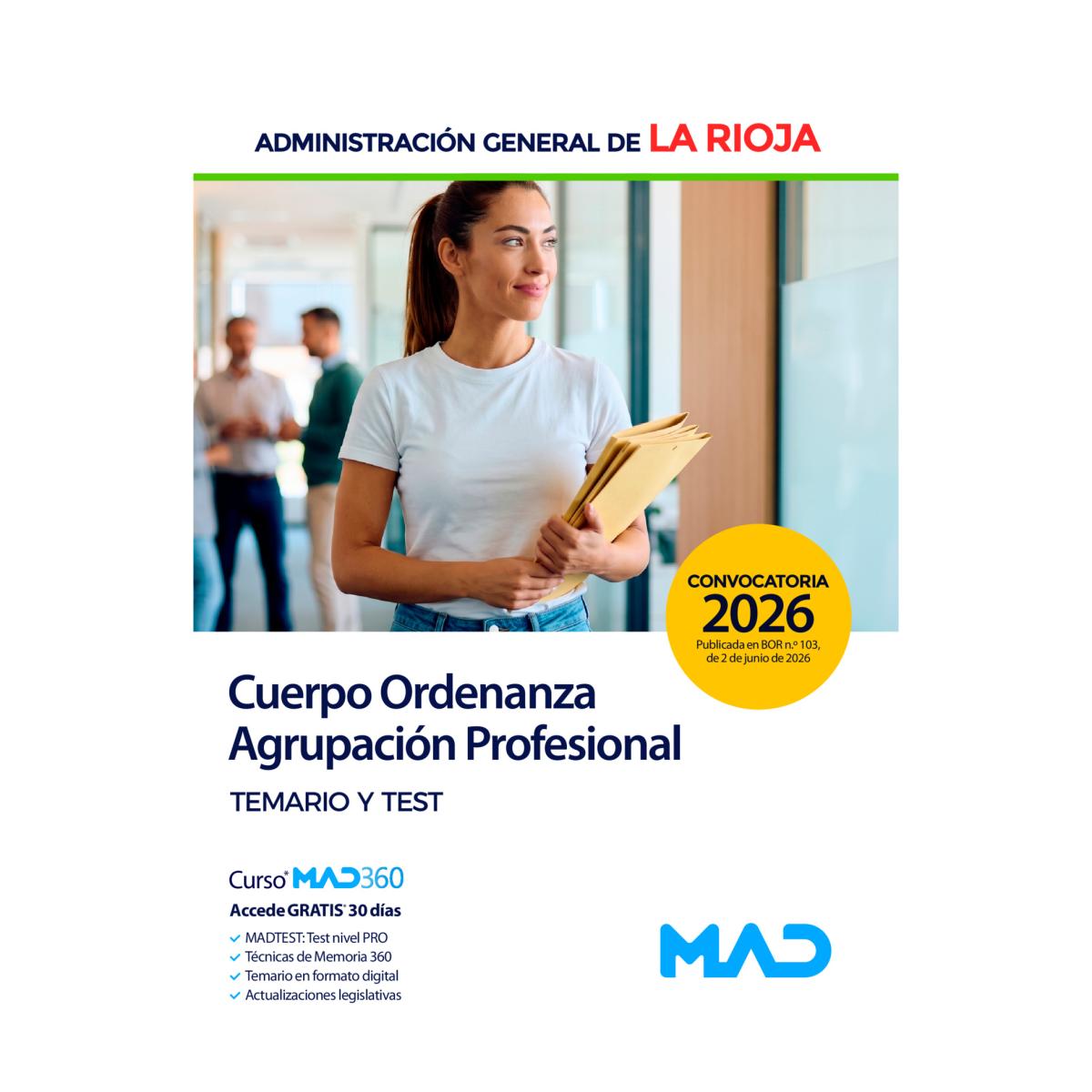 Cuerpo ordenanza agrupacion profesional