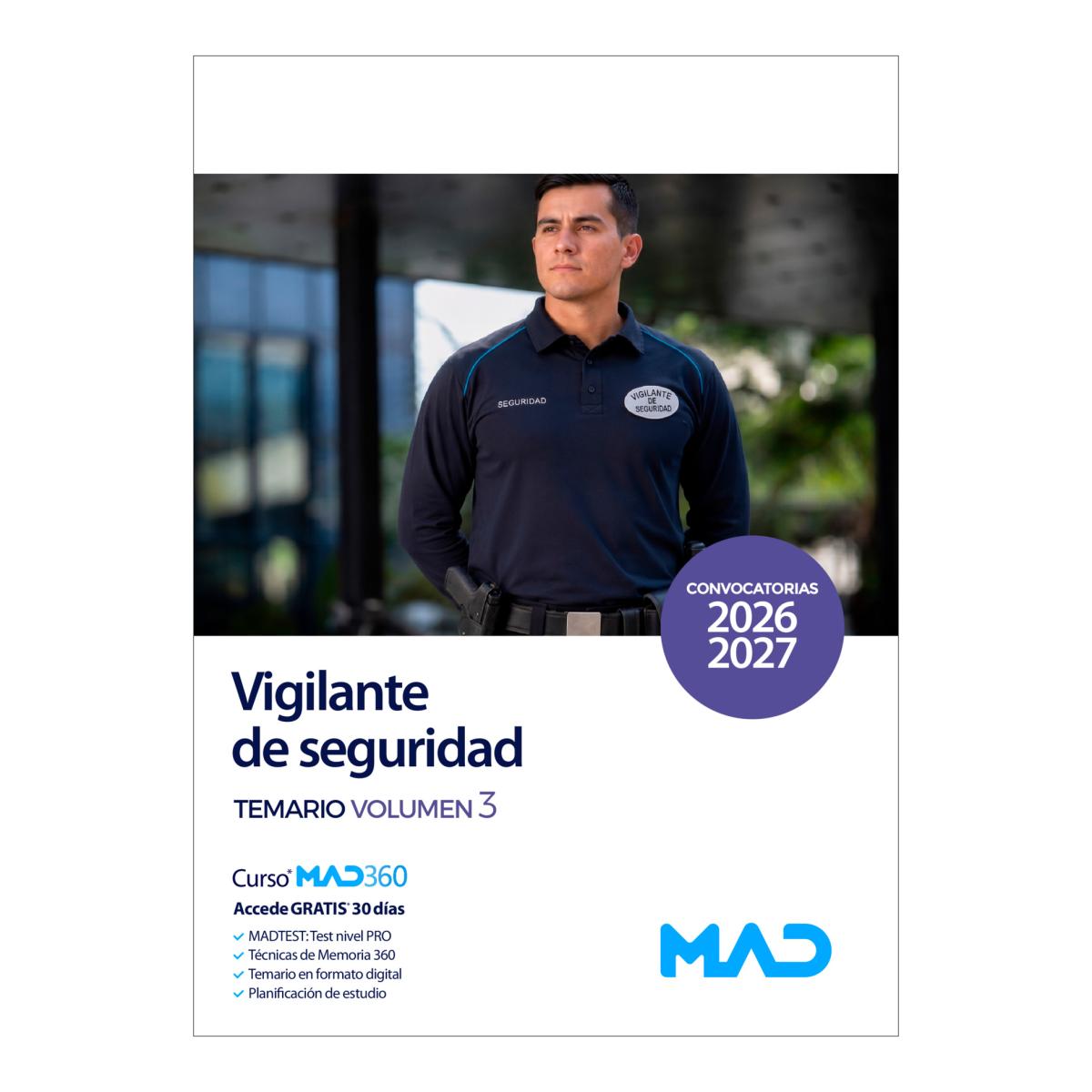 Vigilante de seguridad. temario volumen