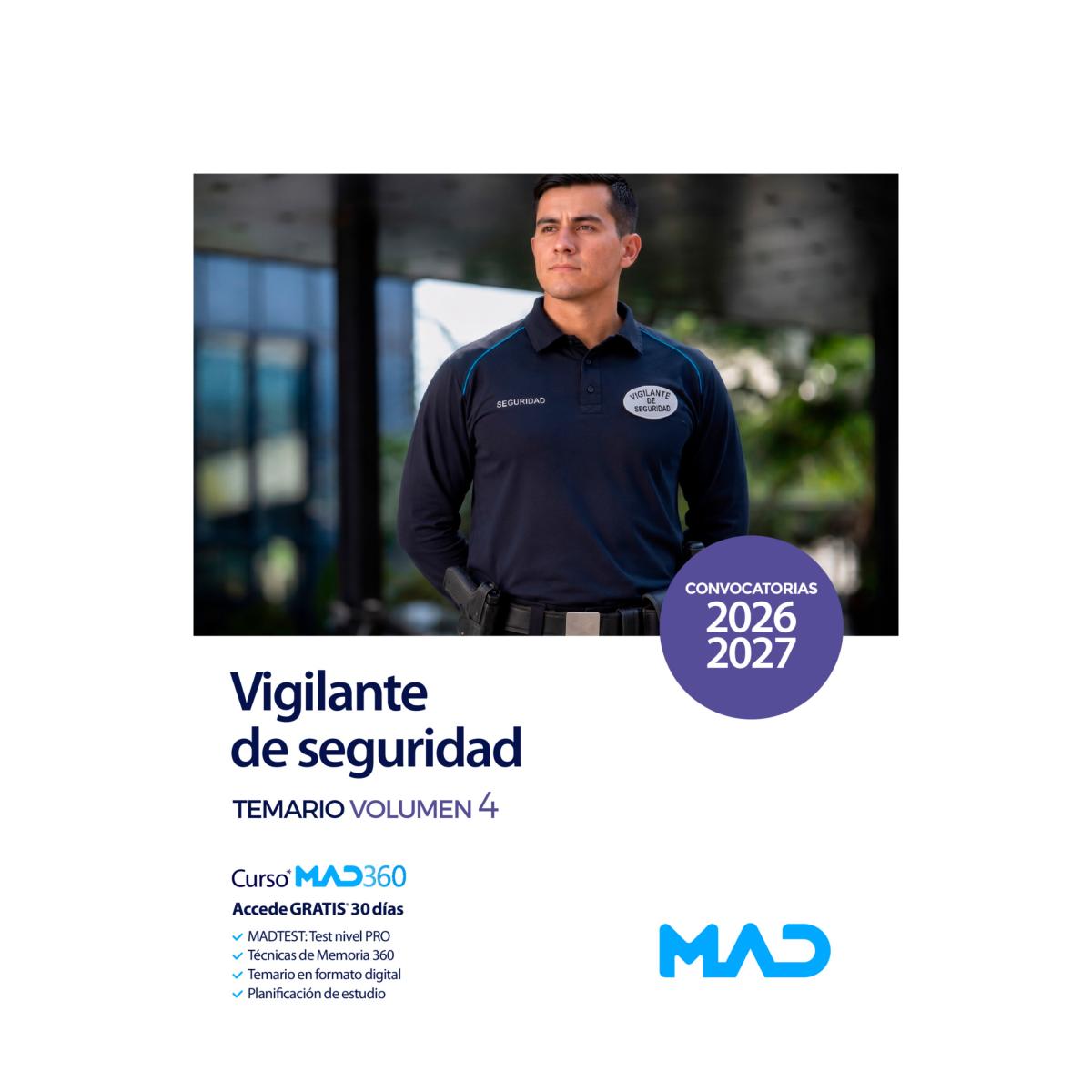 Vigilante de seguridad. temario volumen