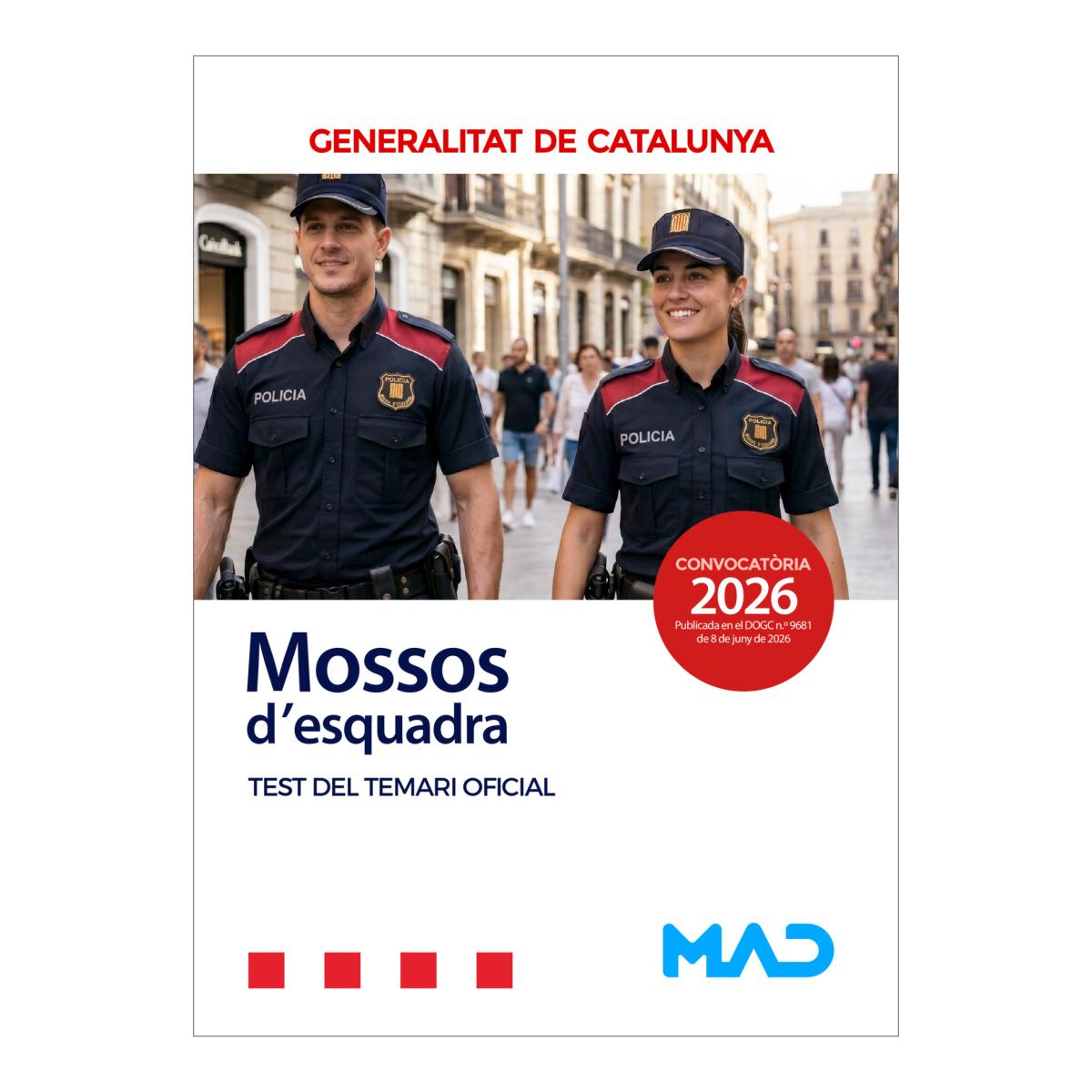 Mossos d'esquadra. test del temari ofici